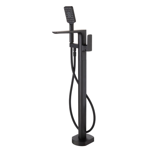 Matt Black Freestanding Bath Shower Mixer