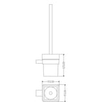 Bedgebury Toilet Brush Holder - Chrome