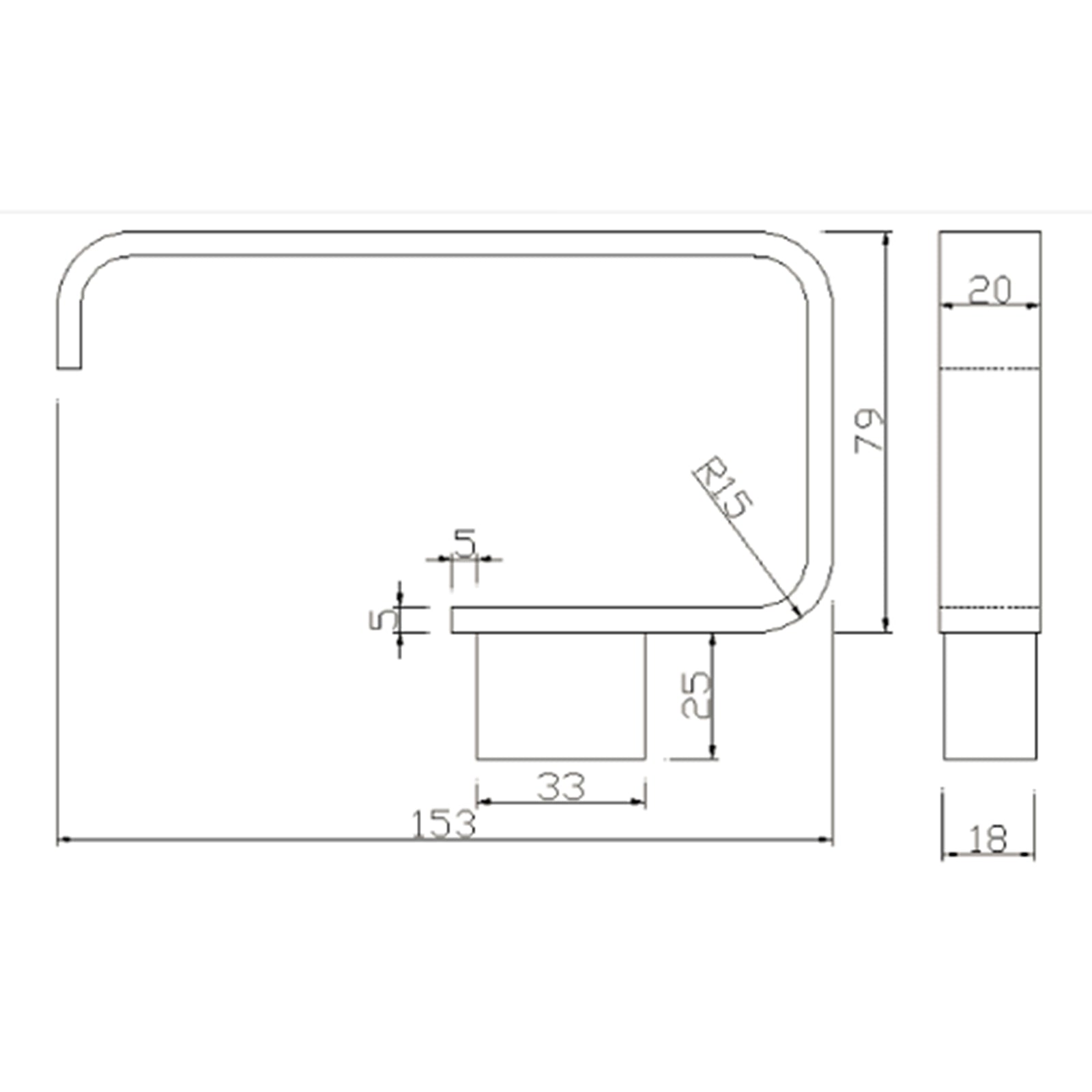 Bedgebury Toilet Roll Holder - Matt Black