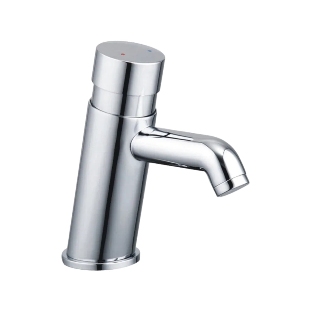 Non-Concussive Commercial Basin Mixer – Chrome