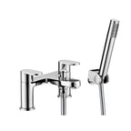 Bayham Deck Mounted Bath Shower Mixer Tap with Shower Kit – Chrome