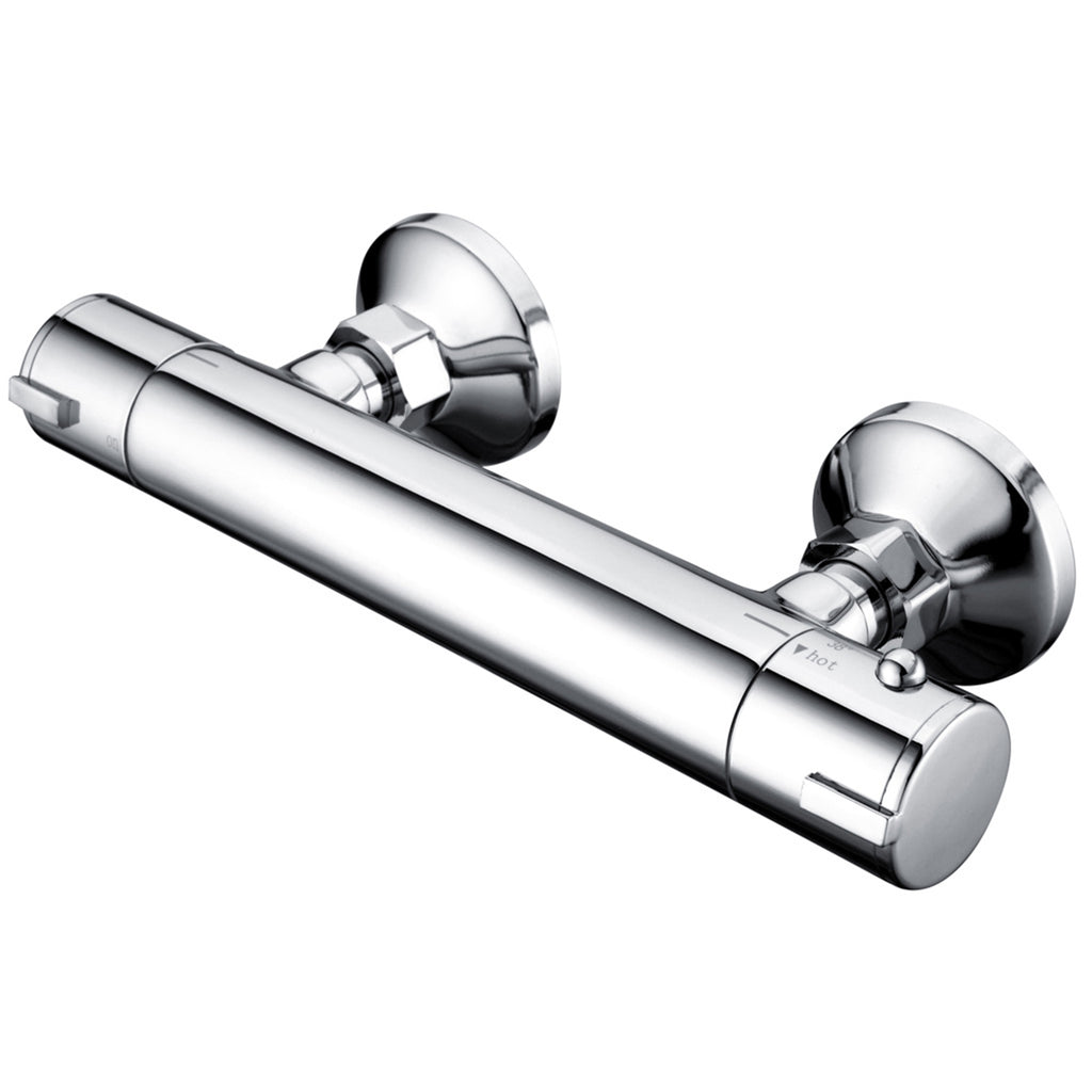 Bewl Round Thermostatic Bar Shower Valve – Chrome