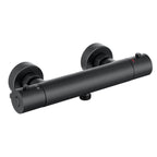Bewl Round Thermostatic Bar Shower Valve – Matt Black