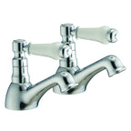 Culverden Traditional Bath Taps Pair – Chrome