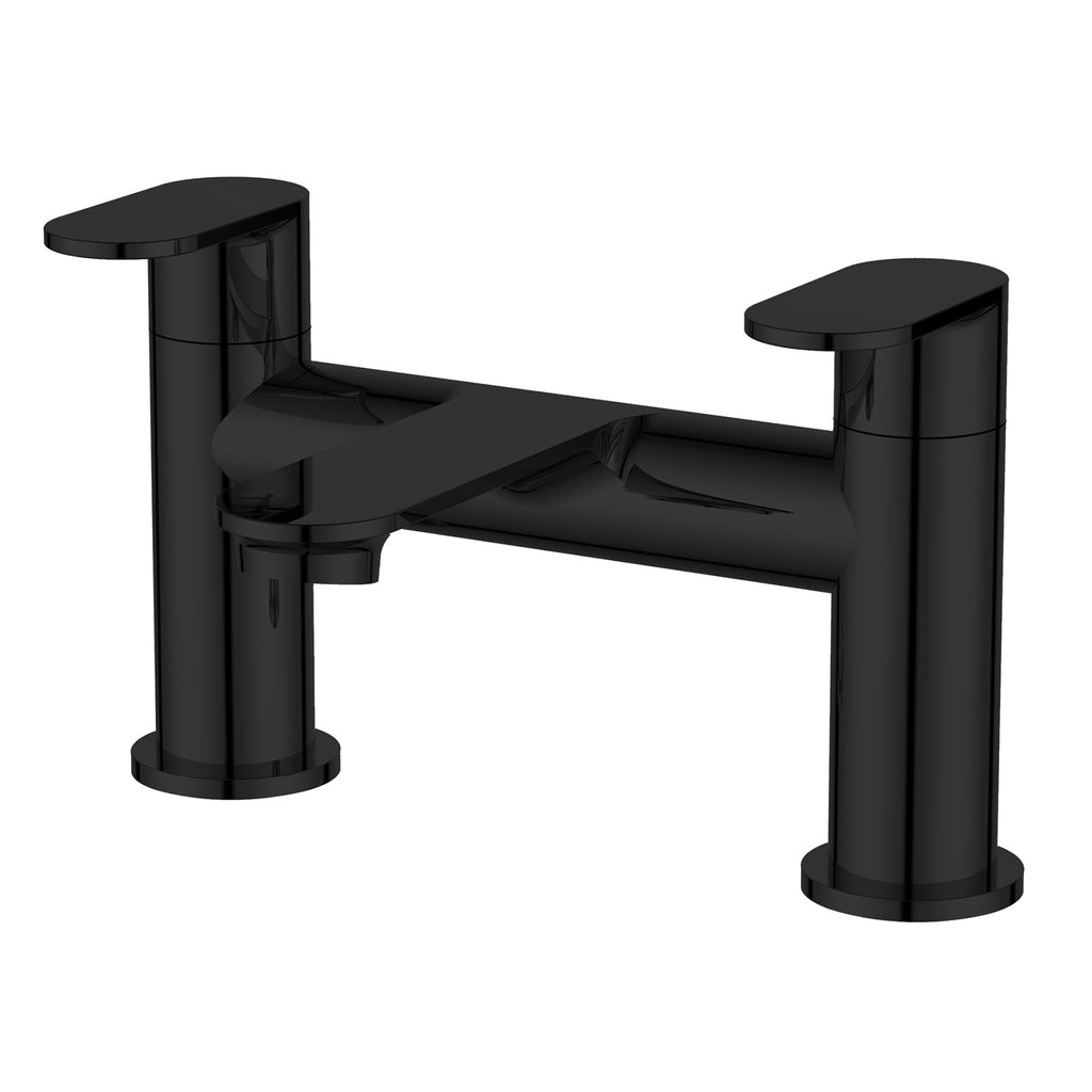 Eridge Matt Black Bath Filler Tap – Deck Mounted