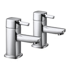 Frant Bath Pillar Taps Pair – Chrome