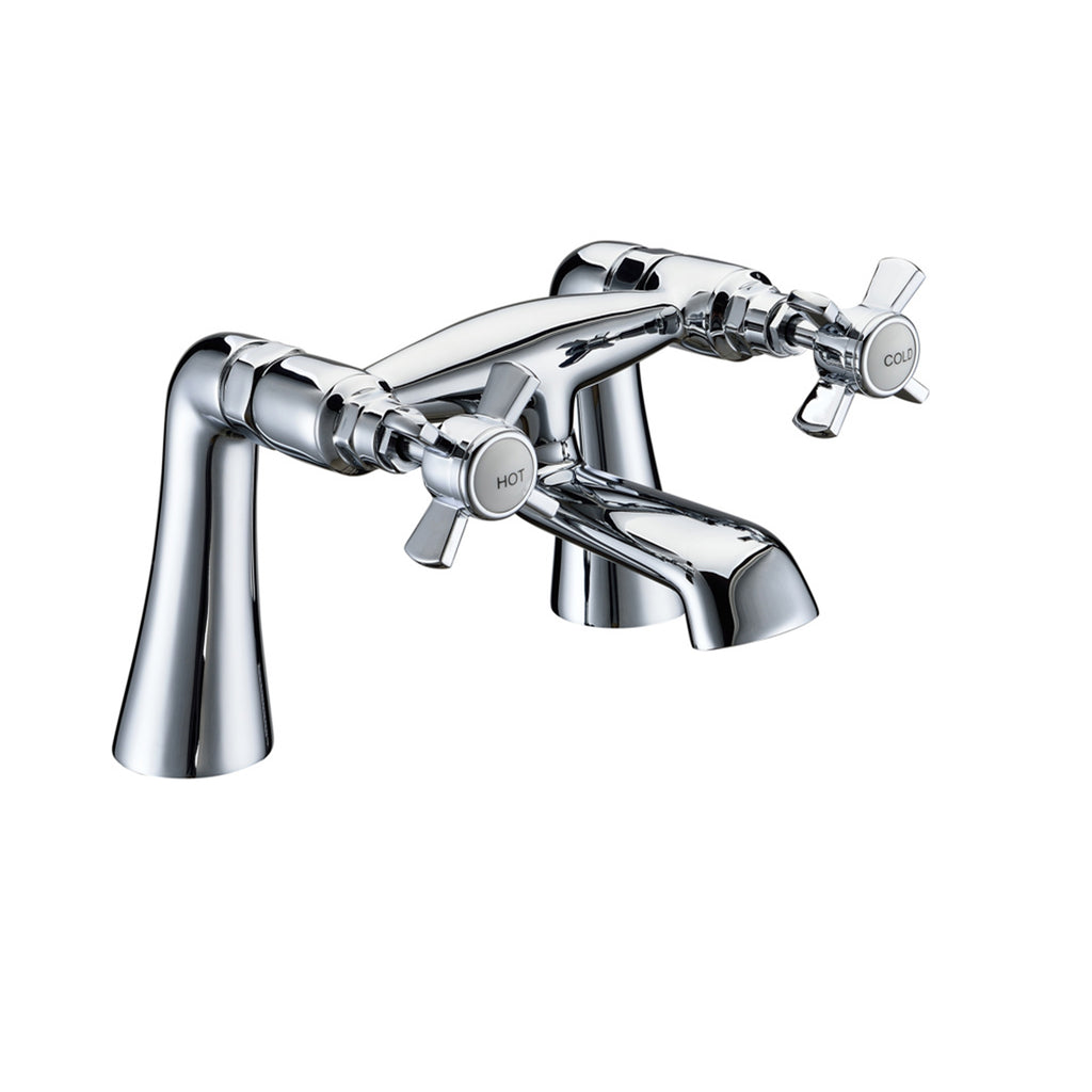 Molyneux Traditional Deck Mounted Bath Filler – Chrome