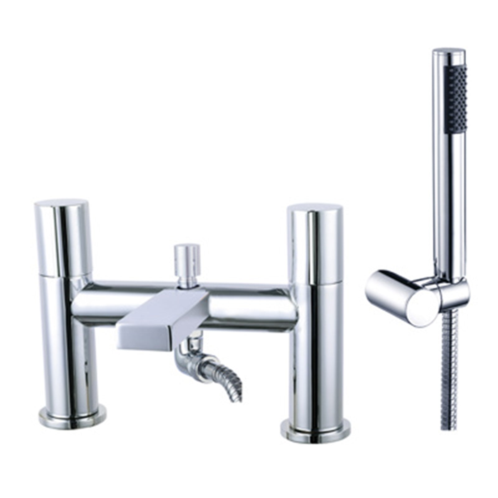 Pembury Deck Mounted Bath Shower Mixer Matt Black