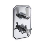 The Pantiles Traditional One-Way Concealed Thermostatic Shower Valve – Chrome & White