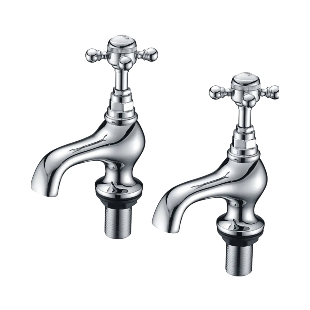 The Pantiles Traditional Bath Taps – Chrome