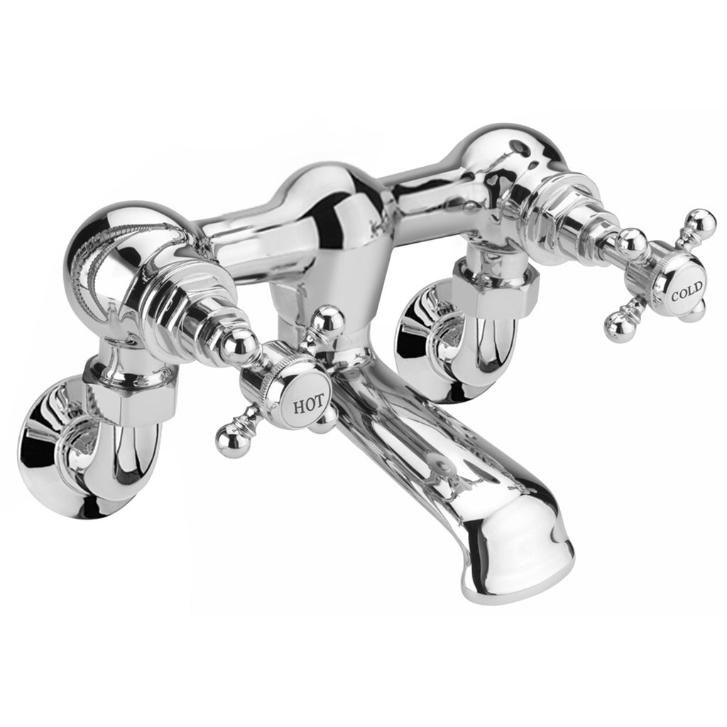 The Pantiles Traditional Wall Mounted Bath Filler – Chrome