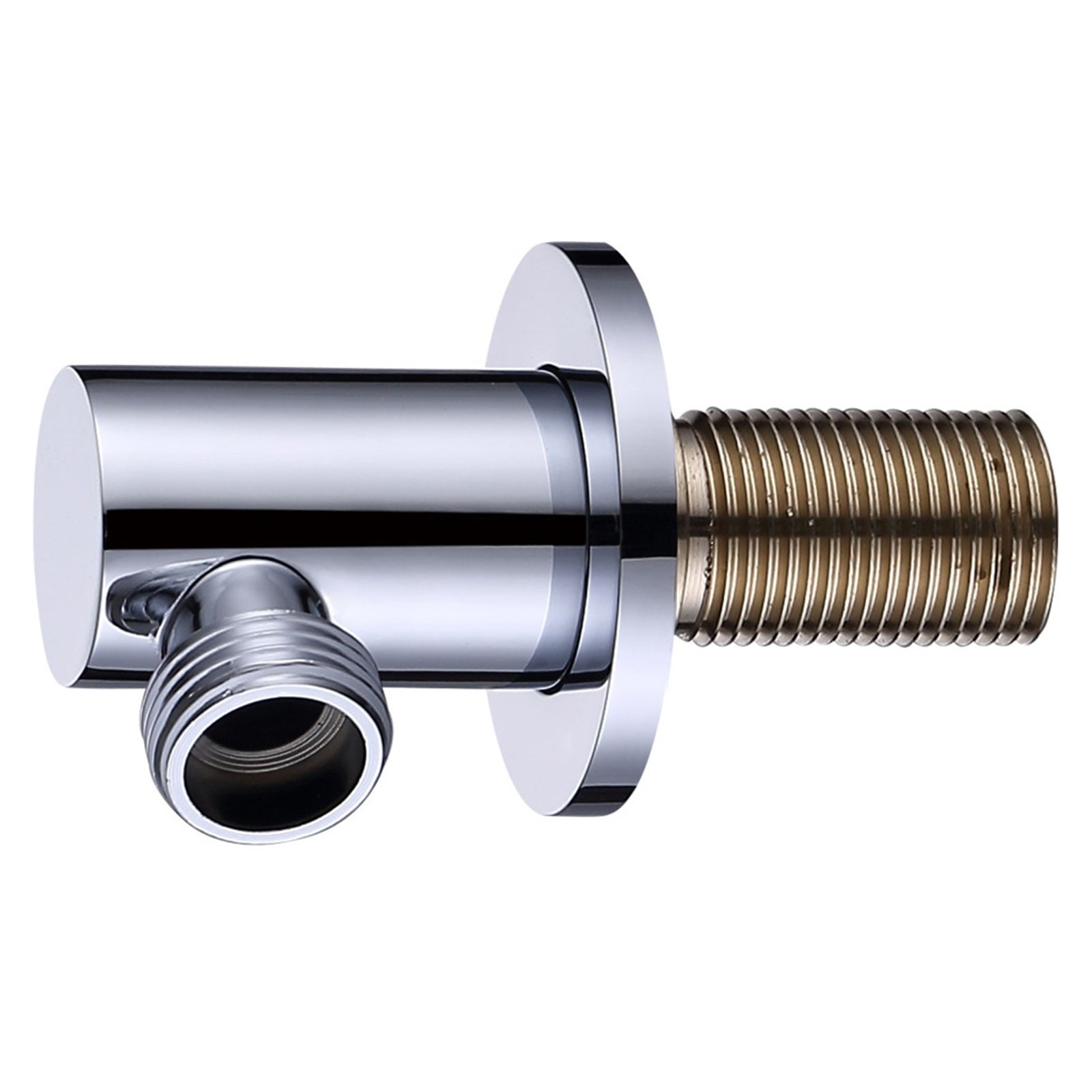 Bewl Round Wall Bracket Elbow - Chrome