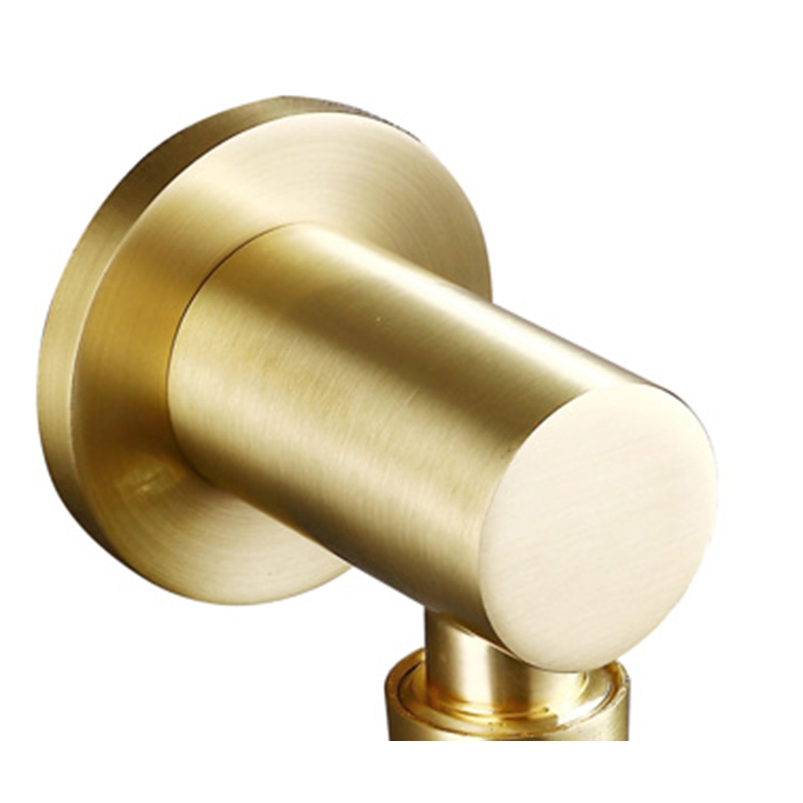 Bewl Round Wall Bracket Elbow - Brushed Brass