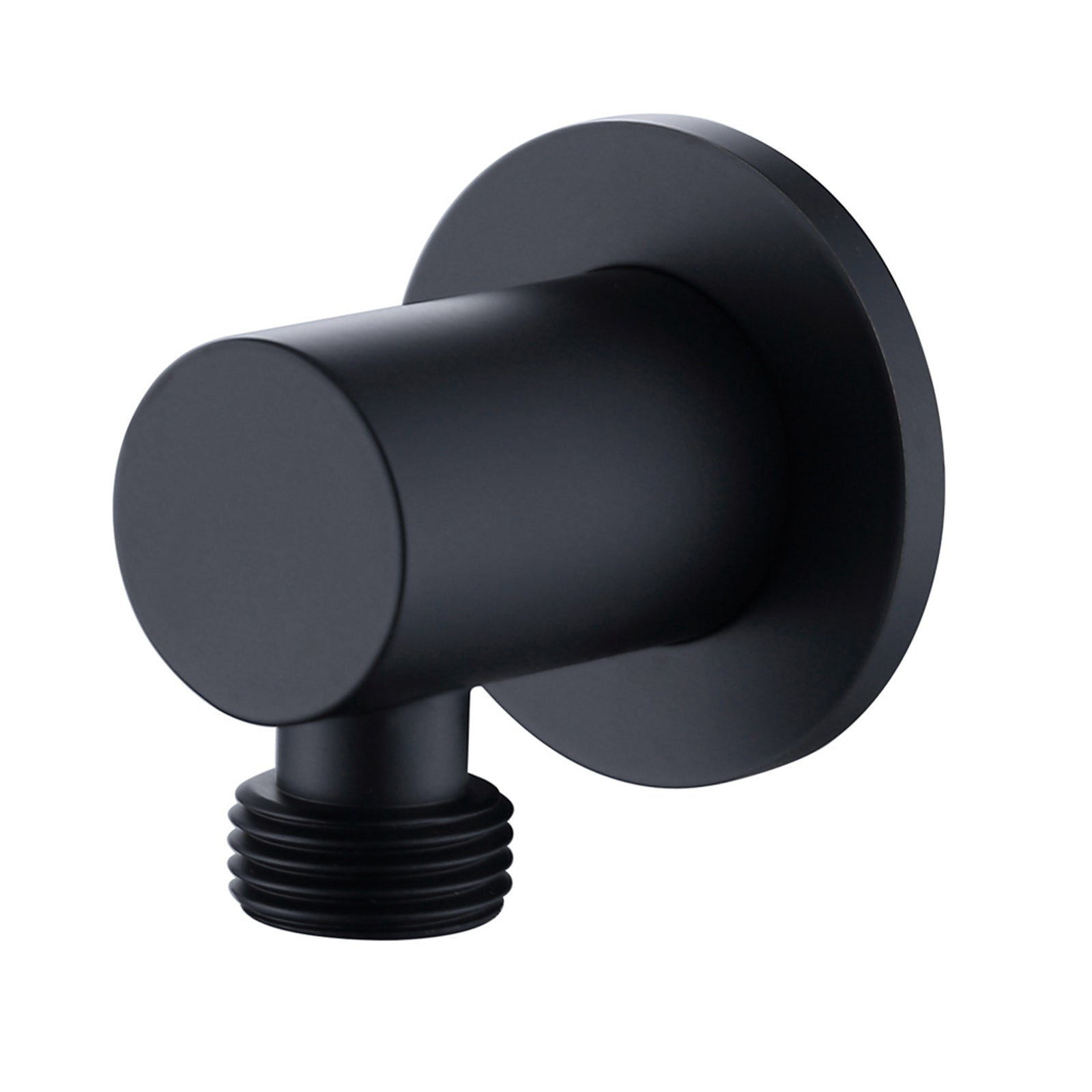 Bewl Round Wall Bracket Elbow - Matt Black