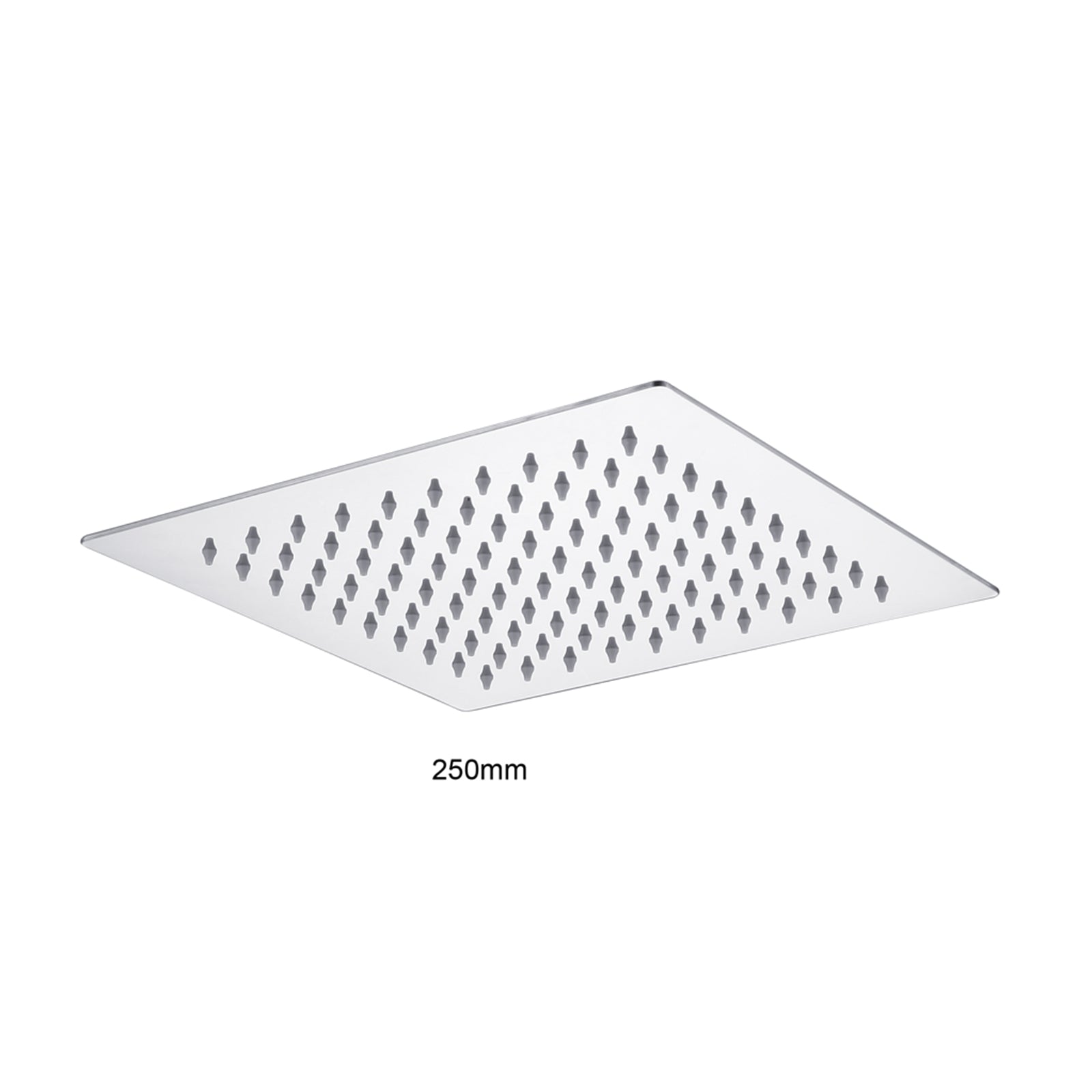 Square Slim Shower Head - Chrome