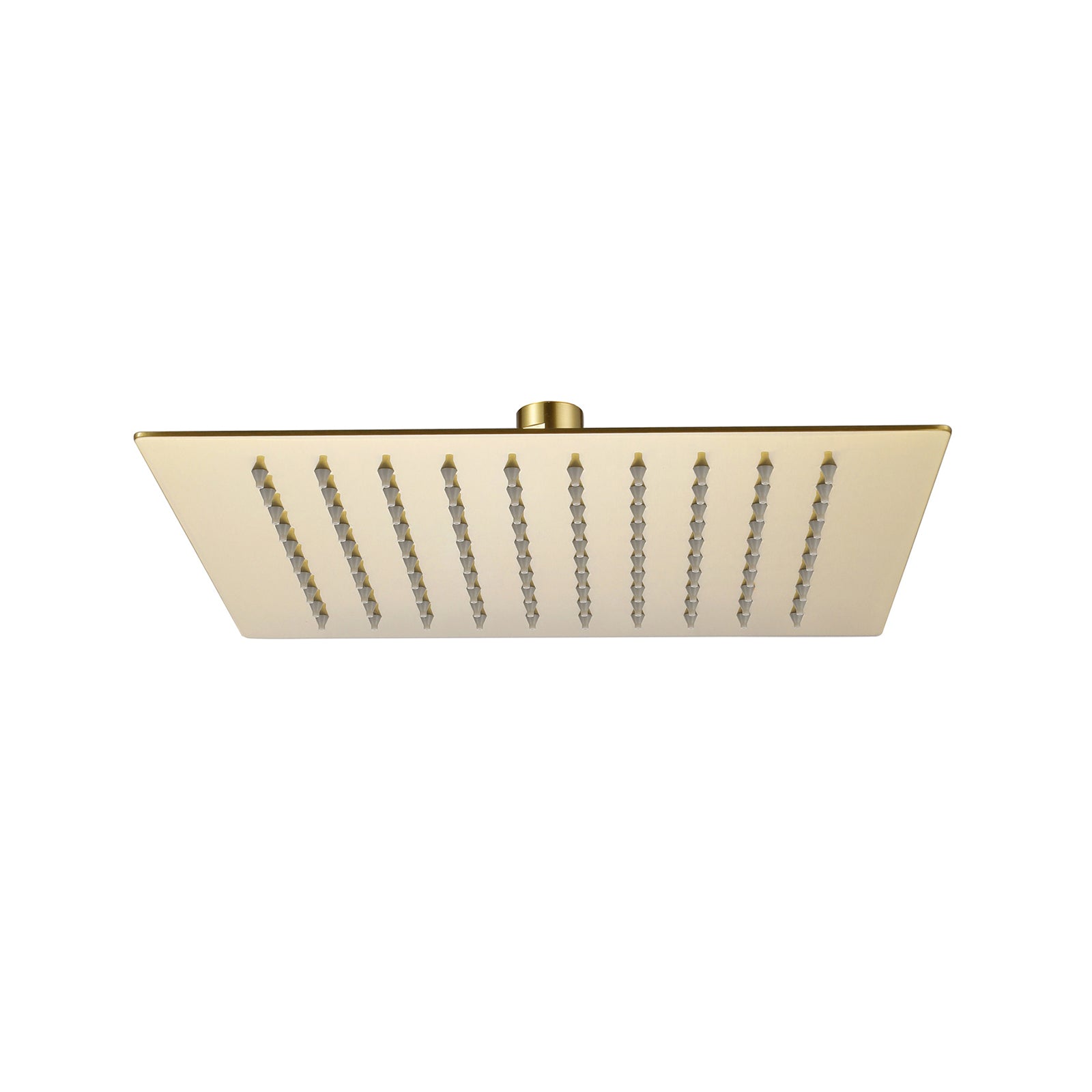 Square Slim Shower Head - Brushed Brass