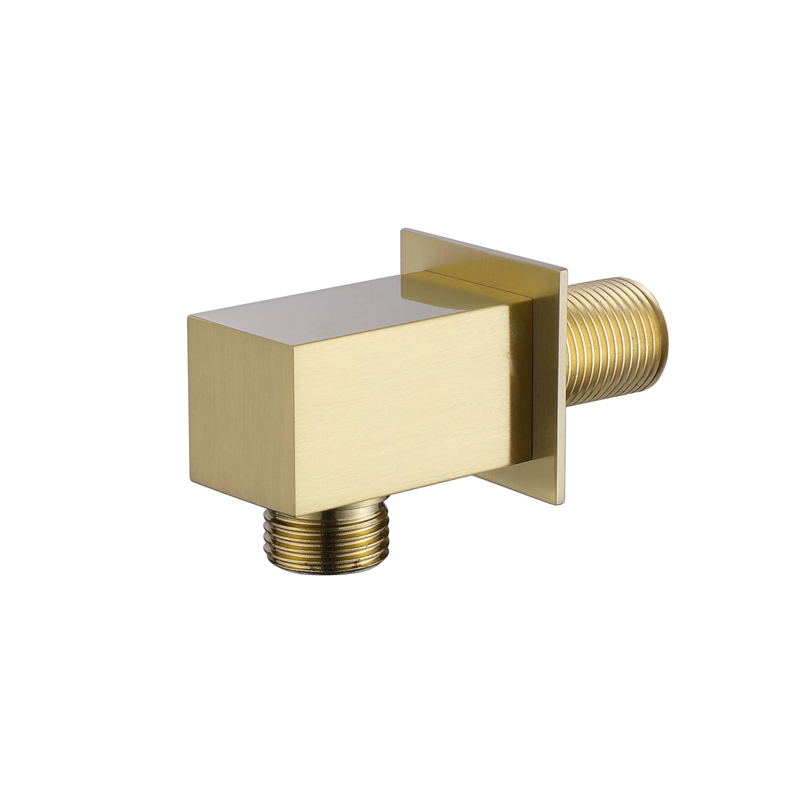 Bedgebury Square Wall Bracket Elbow - Brushed Brass