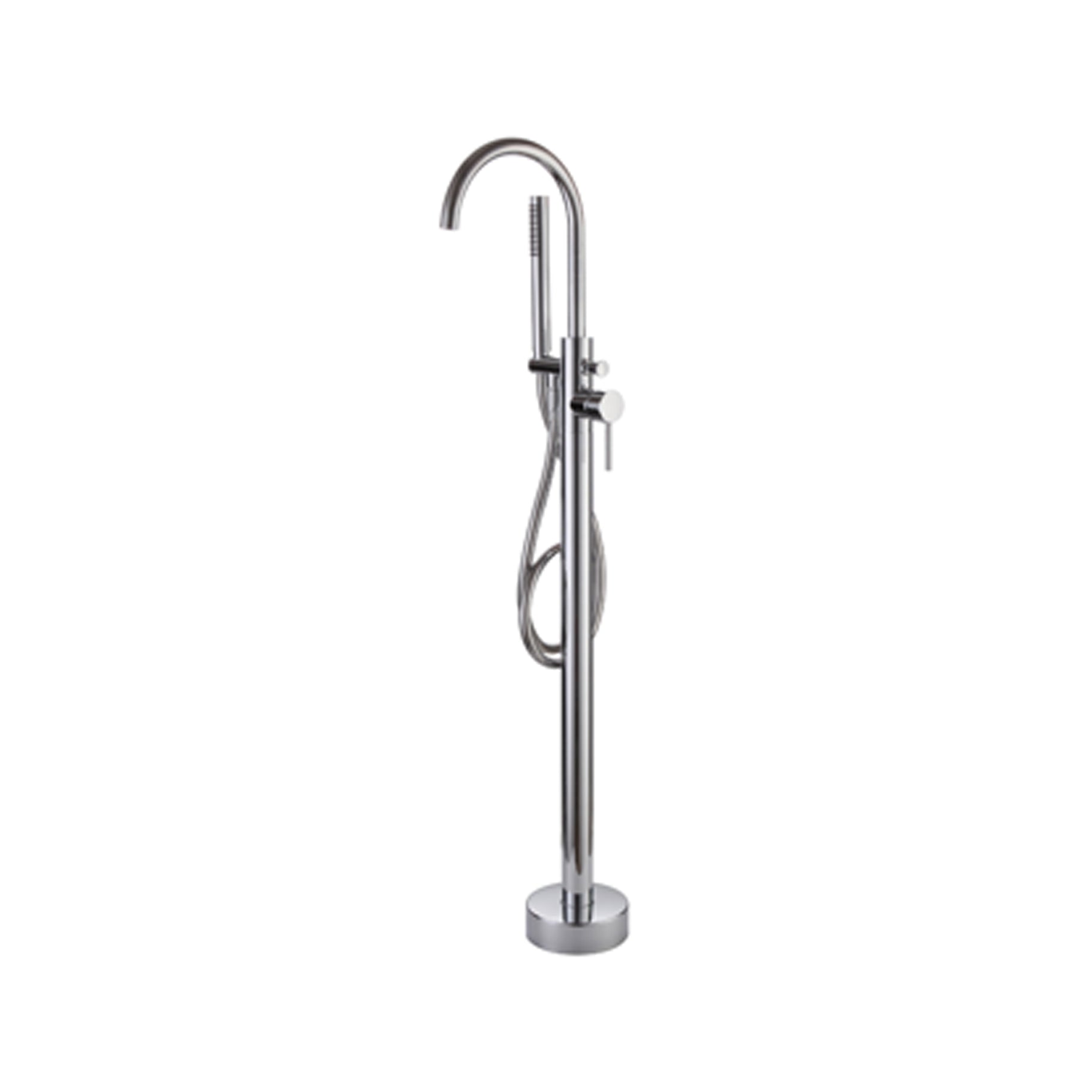 Bewl Freestanding Bath Shower Mixer - Chrome