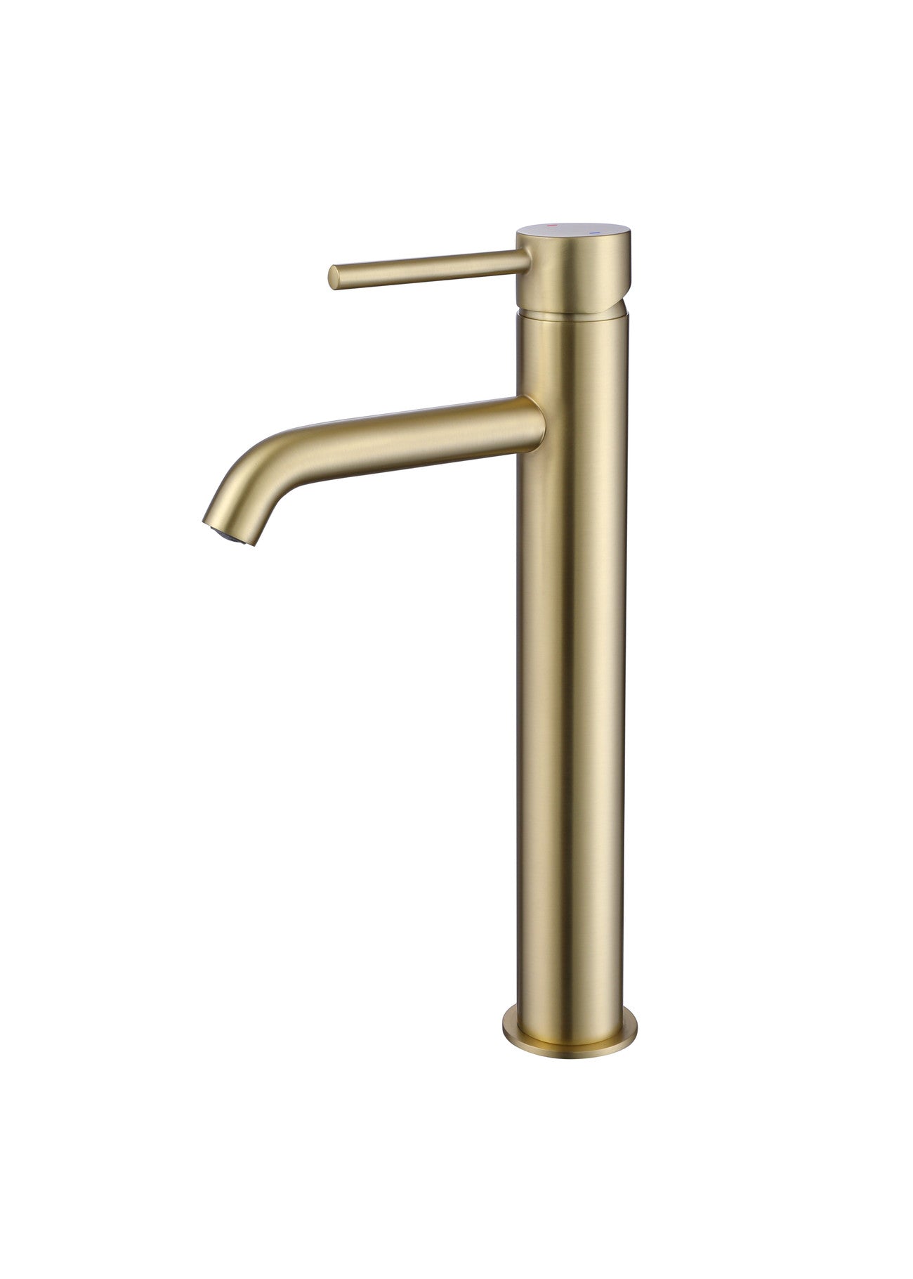 Bewl Tall Basin Mixer - Matt Brushed Brass