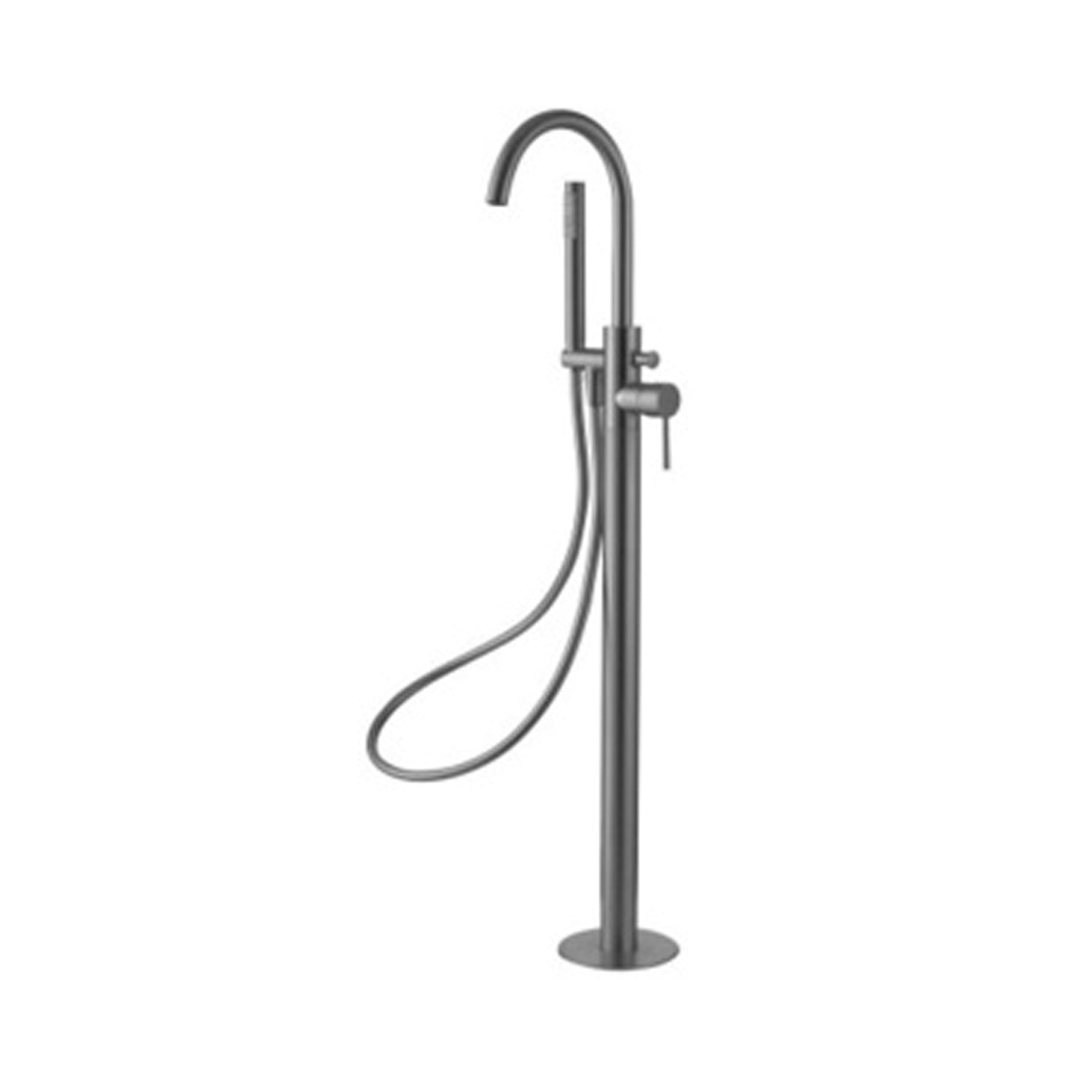 Bewl Freestanding Bath Shower Mixer - Gunmetal