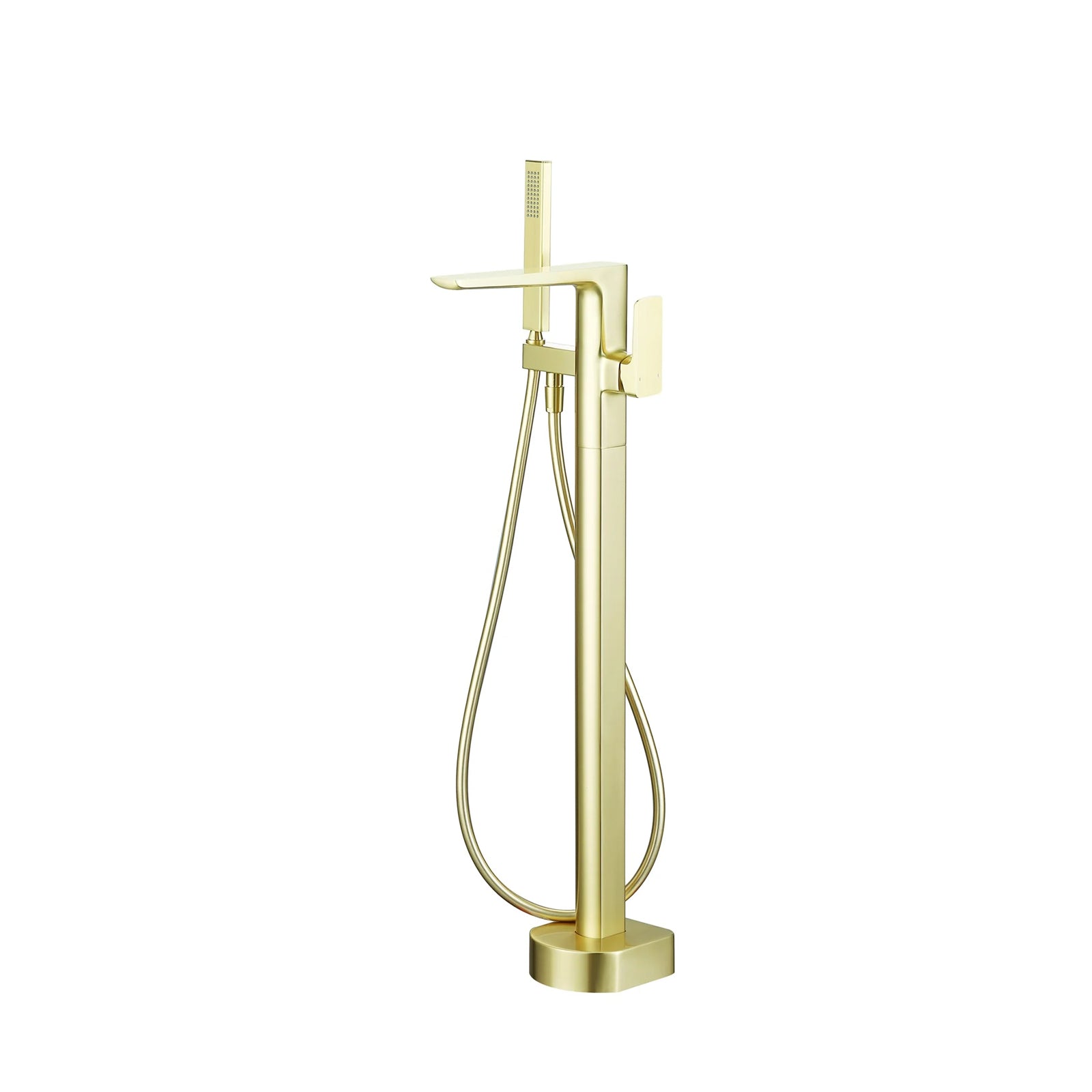 Bedgebury Freestanding Bath Shower Mixer - Matt Brushed Brass