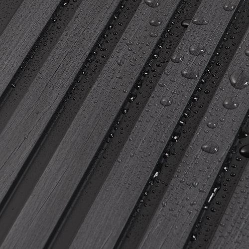 Aqualine Charcoal Waterproof Wood Effect Bathroom Wall Panel - 300 x 2600mm