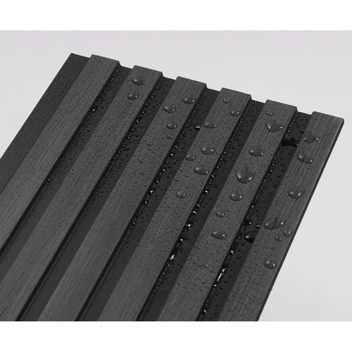 Aqualine Charcoal Waterproof Wood Effect Bathroom Wall Panel - 300 x 2600mm