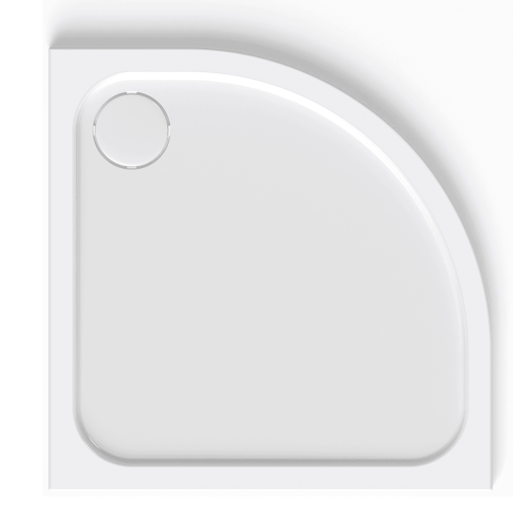 Alpha 40mm Stone Resin 900mm Quadrant Tray