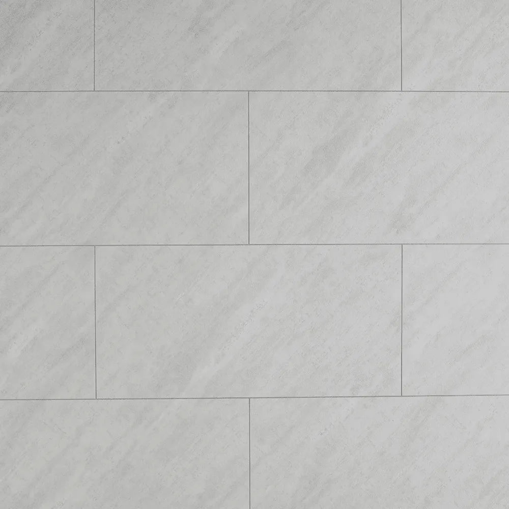 AquaGen White Grey Marble (Tiled Design) – Single Panel