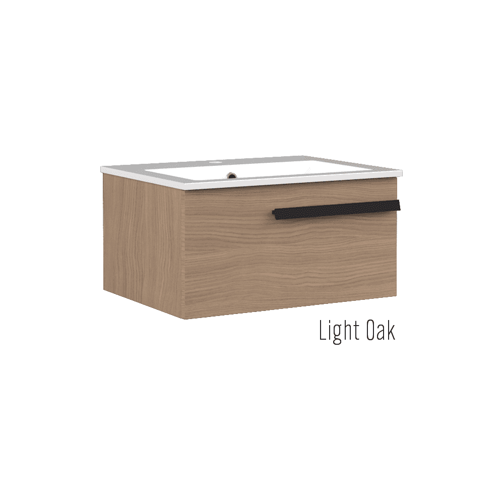 Linea 90 1-Drawer Wall-Hung Vanity Unit