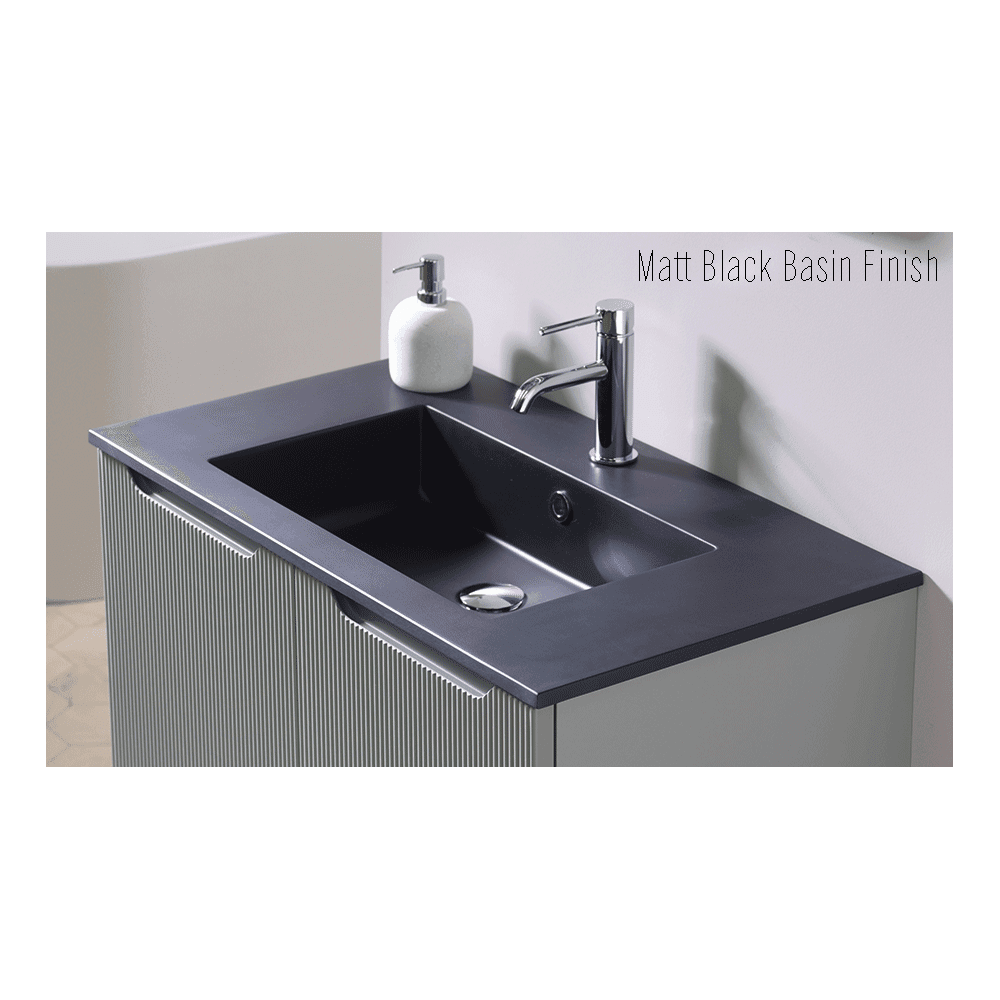 Linea 90 1-Drawer Wall-Hung Vanity Unit Combination
