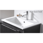 Linea 90 1-Drawer Wall-Hung Vanity Unit Combination