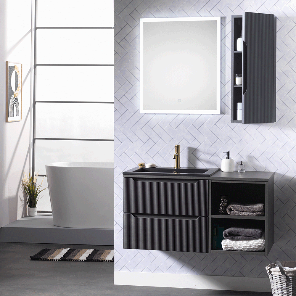 Padua 100 2-Drawer Wall-Hung Unit Combination