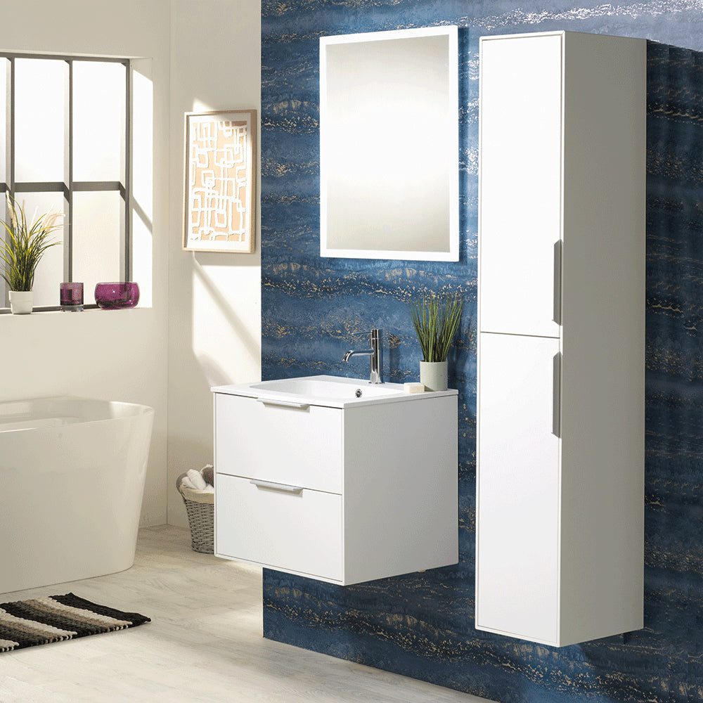 Quadra 60 2-Drawer Wall-Hung Vanity Unit