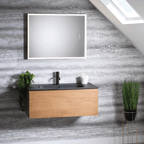 Kimba 90 1-Drawer Wall-Mounted Vanity Unit