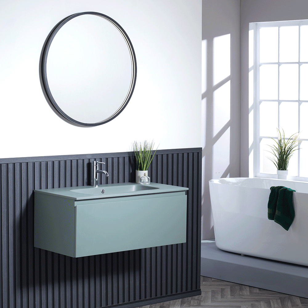 Kimba 90 1-Drawer Wall-Mounted Vanity Unit