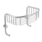Large Wall Shelf Basket with Hooks