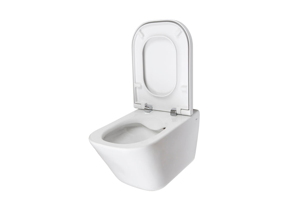 Roca The Gap Square Rimless Wall Hung Pan