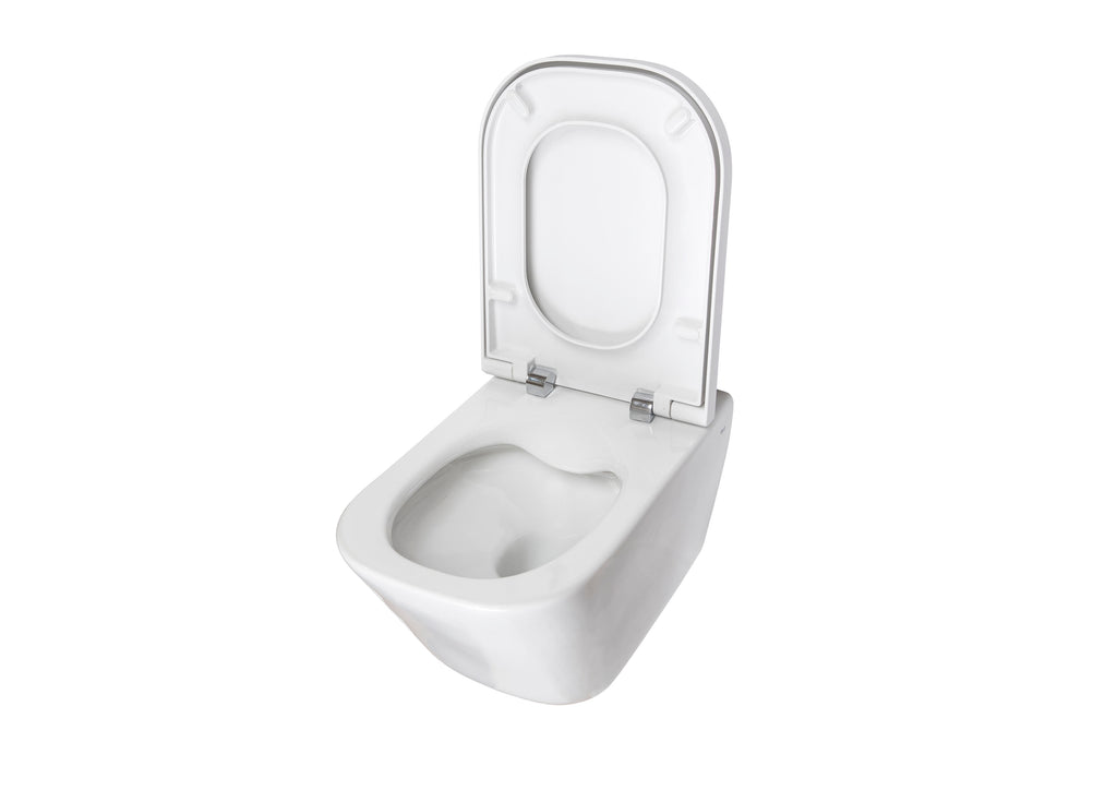 Roca The Gap Square Rimless Wall Hung Pan