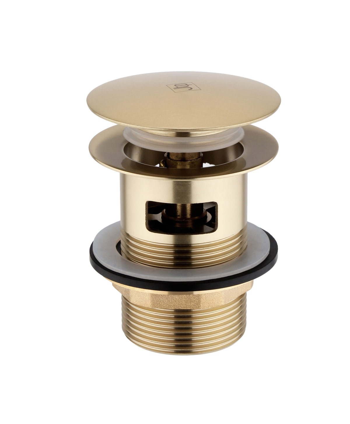 JTP Click Clack Bath Waste - Brushed Brass