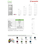 Capri 500 X 1147mm - Anthracite