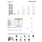 Catania 500 X 1450mm - Chrome