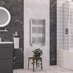 Wendover Curved Chrome Multirail 800mm Height