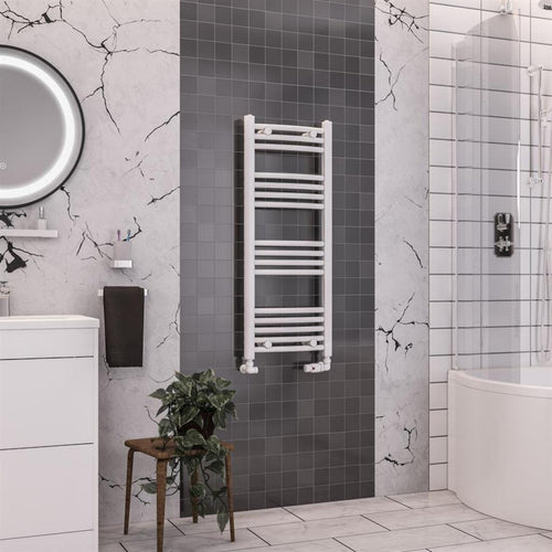 Wendover Curved Gloss White Multirail 1000mm Height