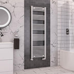 Wendover Curved Gloss White Multirail 1600mm Height