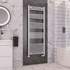 Wendover Curved Gloss White Multirail 1600mm Height