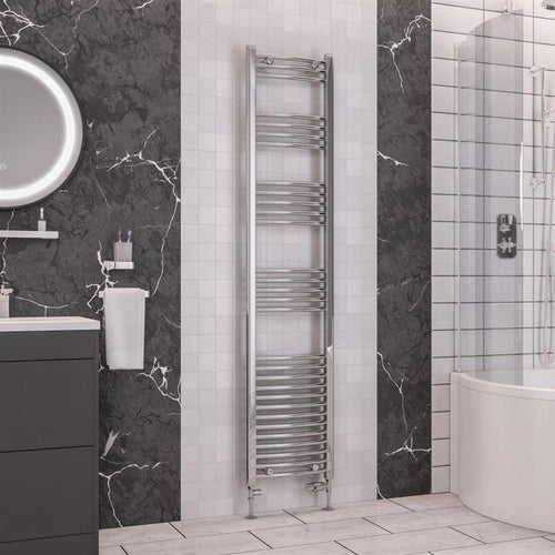 Wendover Curved Chrome Multirail 1800mm Height