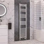 Wendover Curved Gloss White Multirail 1800mm Height