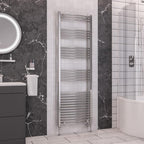Wendover Curved Chrome Multirail 1800mm Height