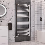 Wendover Curved Gloss White Multirail 1600mm Height